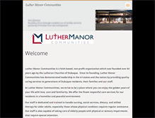 Tablet Screenshot of luthermanor.com