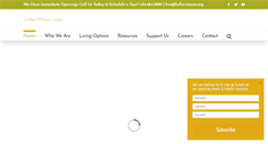 Desktop Screenshot of luthermanor.org