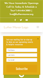 Mobile Screenshot of luthermanor.org